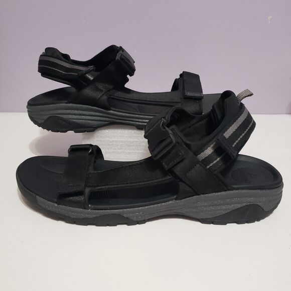 Ozark Trail Outdoor Hook & Loop Black Men's Sandals Sz 13 - Picture 1 of 10
